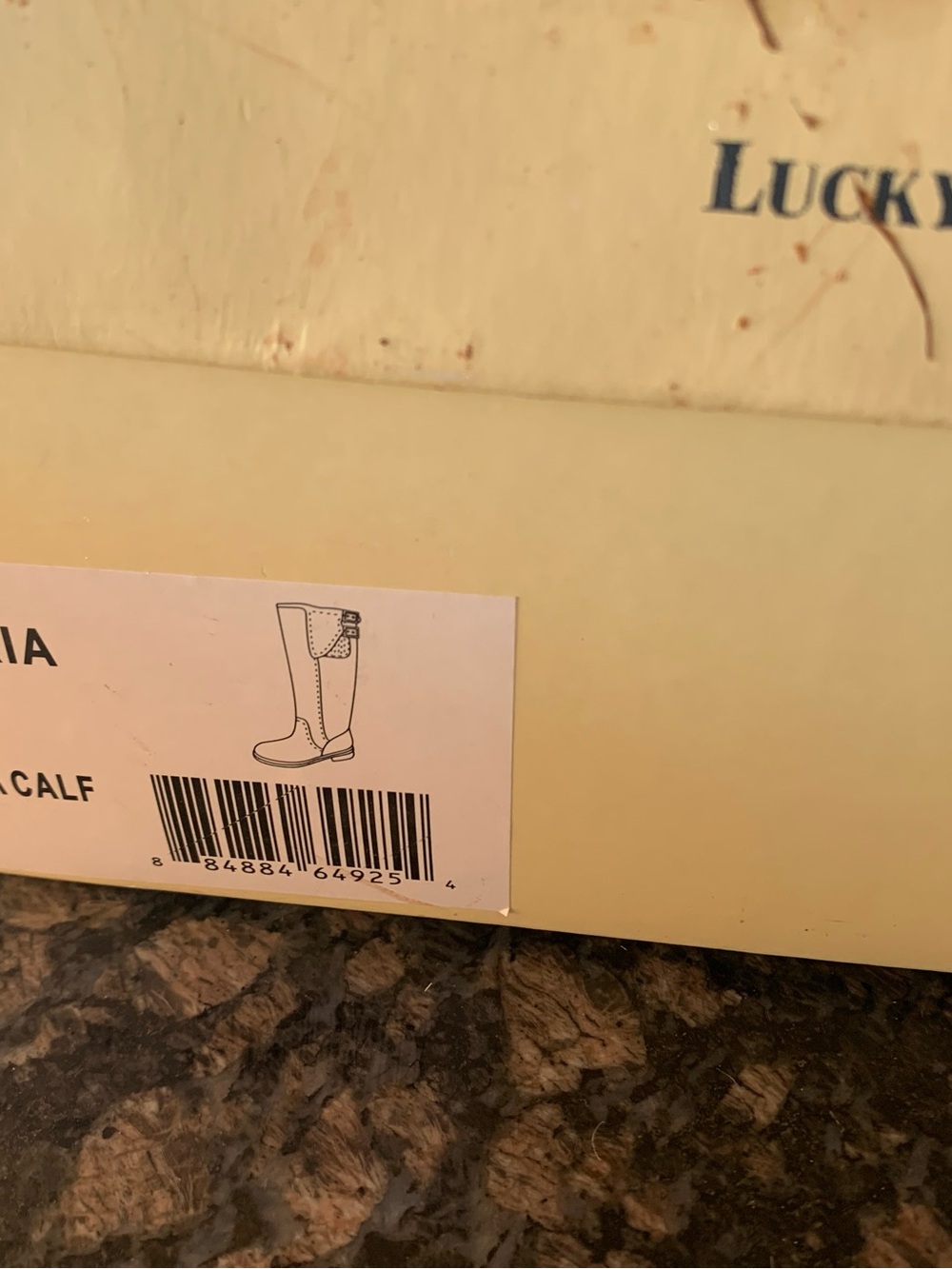 Lucky brand Andria 9 riding boot brand new black